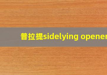 普拉提sidelying opener